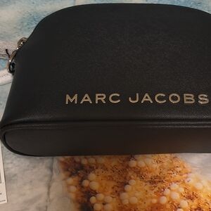 Marc Jacobs Black Shoulder Bag with Silver Accents